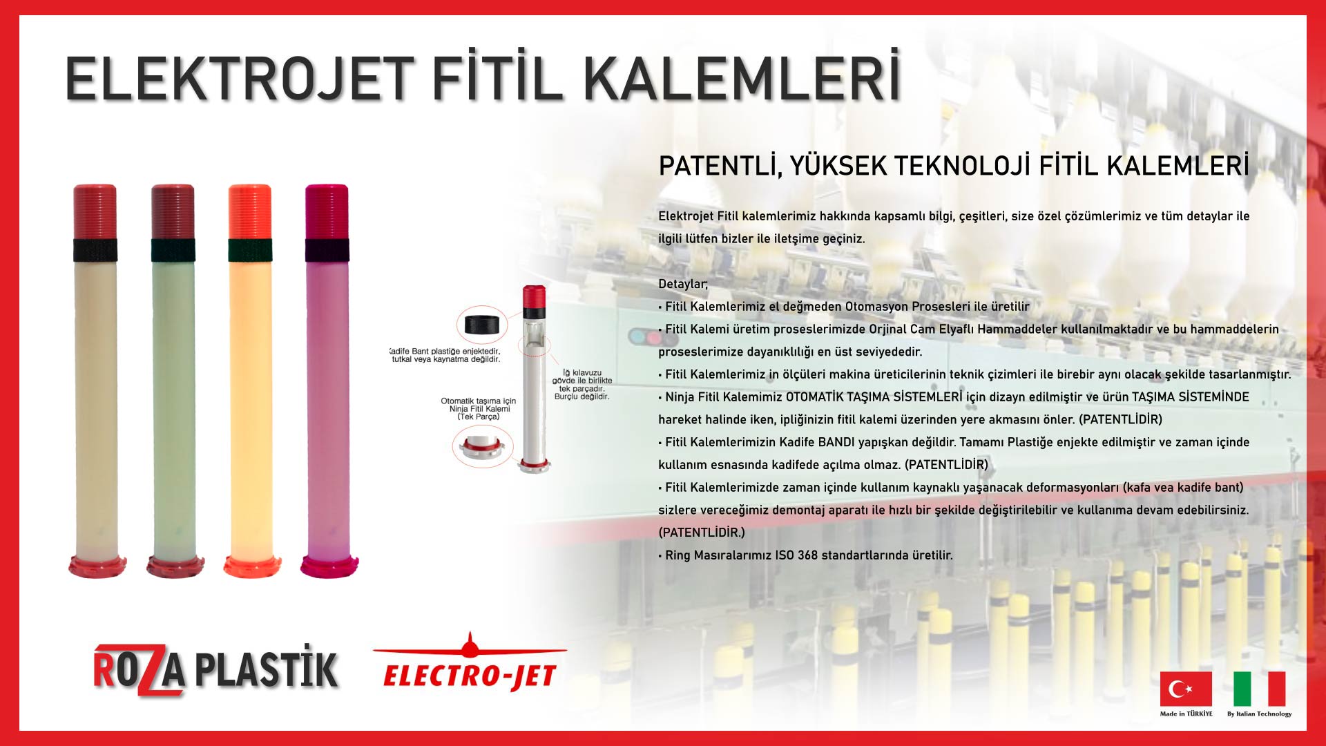 Elektrojet fitil kalemleri