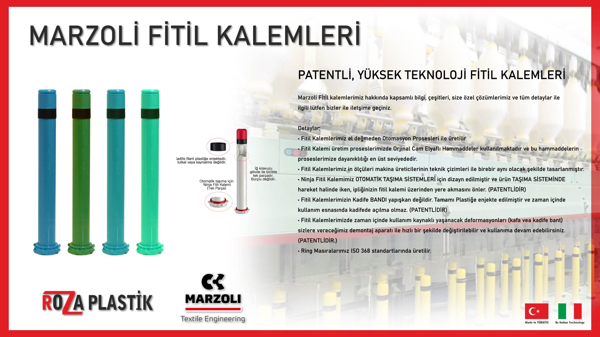 Marzoli fitil kalemleri